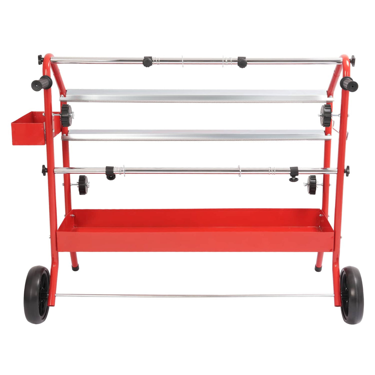 Solid Spare 36" Mobile Multi-Roll Masking Paper Machine Dispenser Storage Tray Cutting Blade