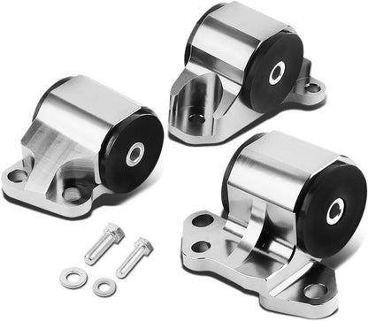 Solidspare 2-Bolt Engine Motor Mount Swap Kit for Acura Integra Honda Civic B & D Series EG