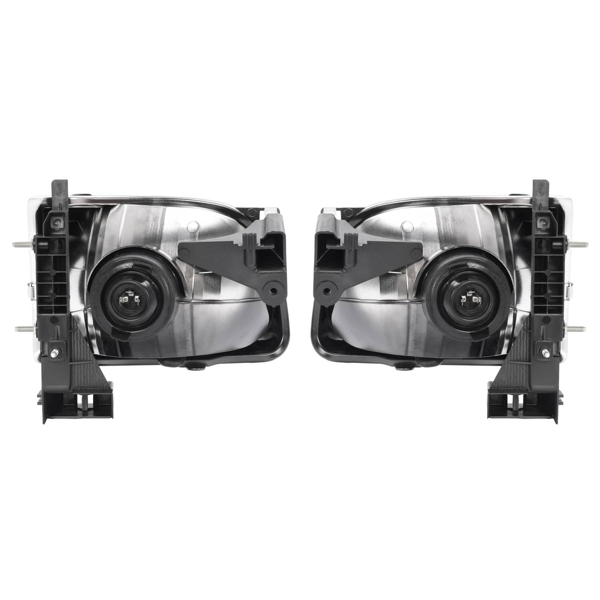 Solid Spare For 2001 2002 2003 2004 Toyota Tacoma White Headlights & Black Corner Light 4Pcs