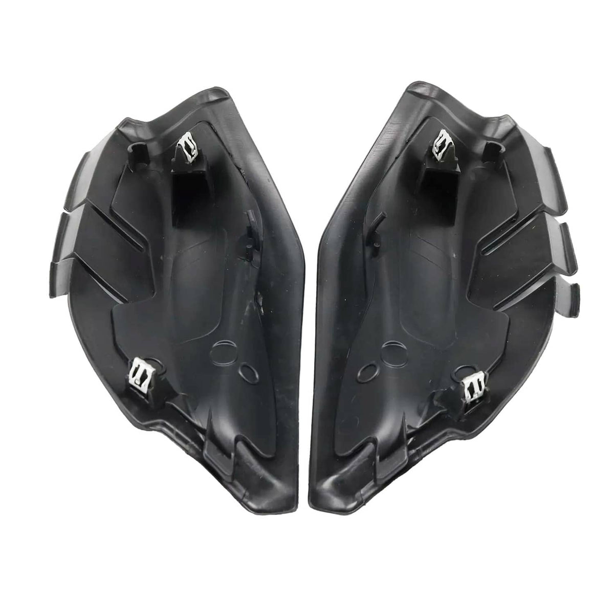 Solid Spare For Jeep Compass 2018-2025 Left & Right Cowl Side Panel Trims Black