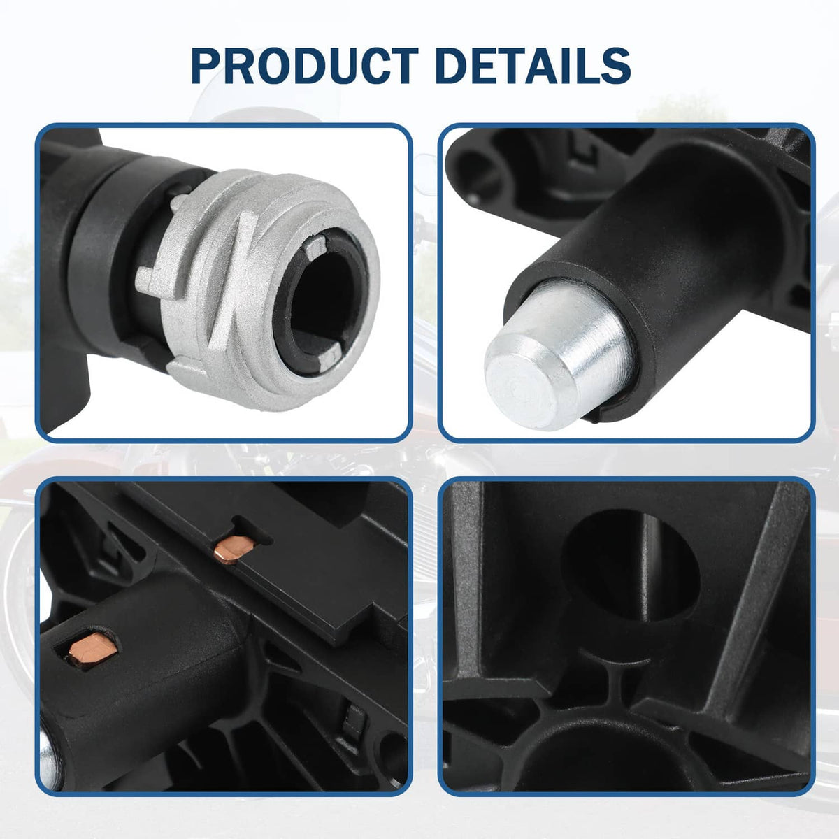 Solidspare For 2006-2013 Harley Cruiser Ignition Switch Housing Street Electra Road Glide