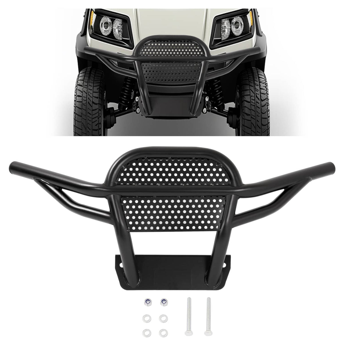 Solidspare Heavy Duty Brush Guard For Yamaha Drive 2 Gas & Electric Golf Carts 2017-Up 2021