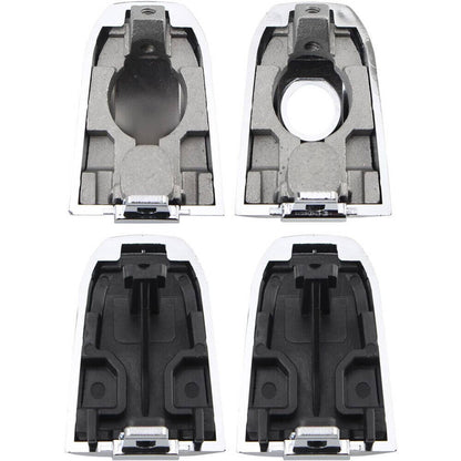 Solidspare Set of 4 Exterior Door Handle Fit For 14-17 Chevrolet Silverado 1500 Chrome New