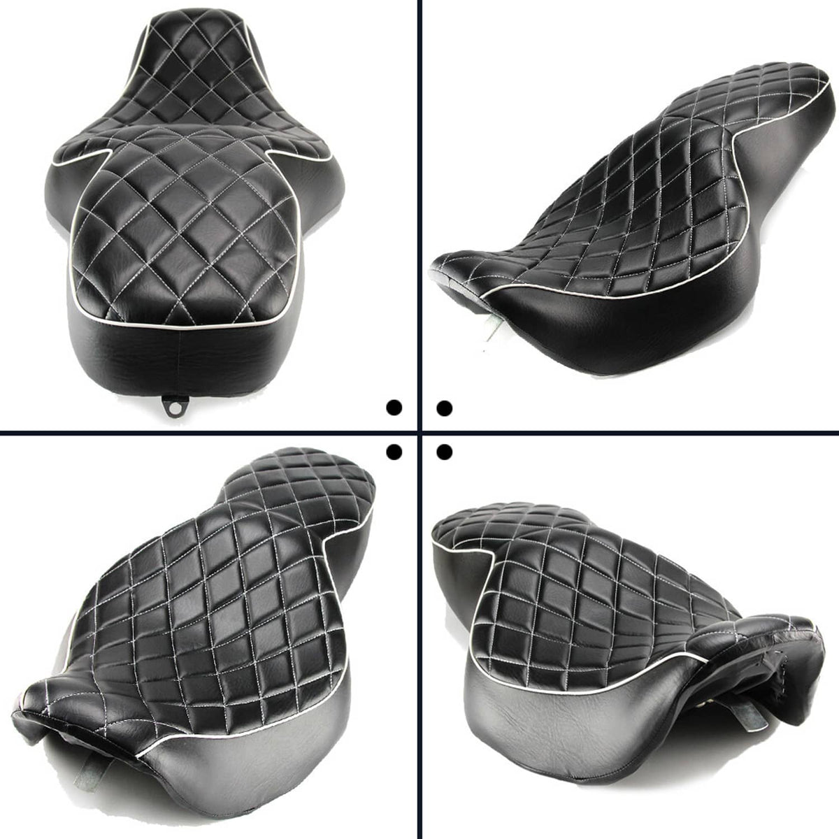 Solidspare Two-up Seat For Harley 1997-2007 Road King FLHR&2006-2007 Street Glide FLHX