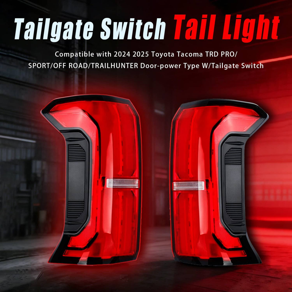 Solidspare 81550-AK050 Passenger Side LED Tail Light Assembly For Toyota Tacoma 2024 2025