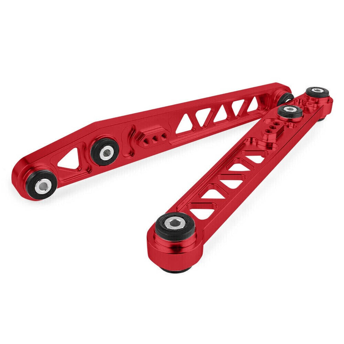 Solidspare Billet Subframe Control Arm Lca Tie Bar Brace Rear For 96-00 Honda Civic Ek Red