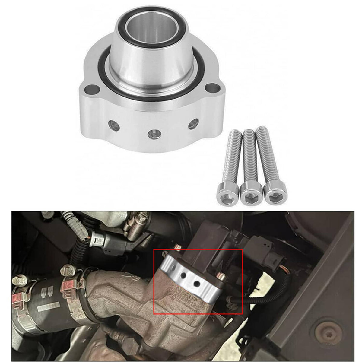 Solidspare Blow Off Valve Spacer Fit For VW Golf Jetta Tiguan 2.0T TSI TFSI Audi A3 A4 Q3