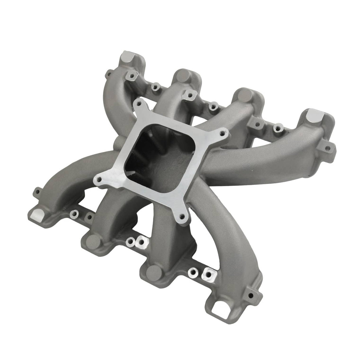 Solidspare Intake Manifold w/ Gasket Single Plane Mid-Rise For GM LS1 LS2 LS6 2500-7000