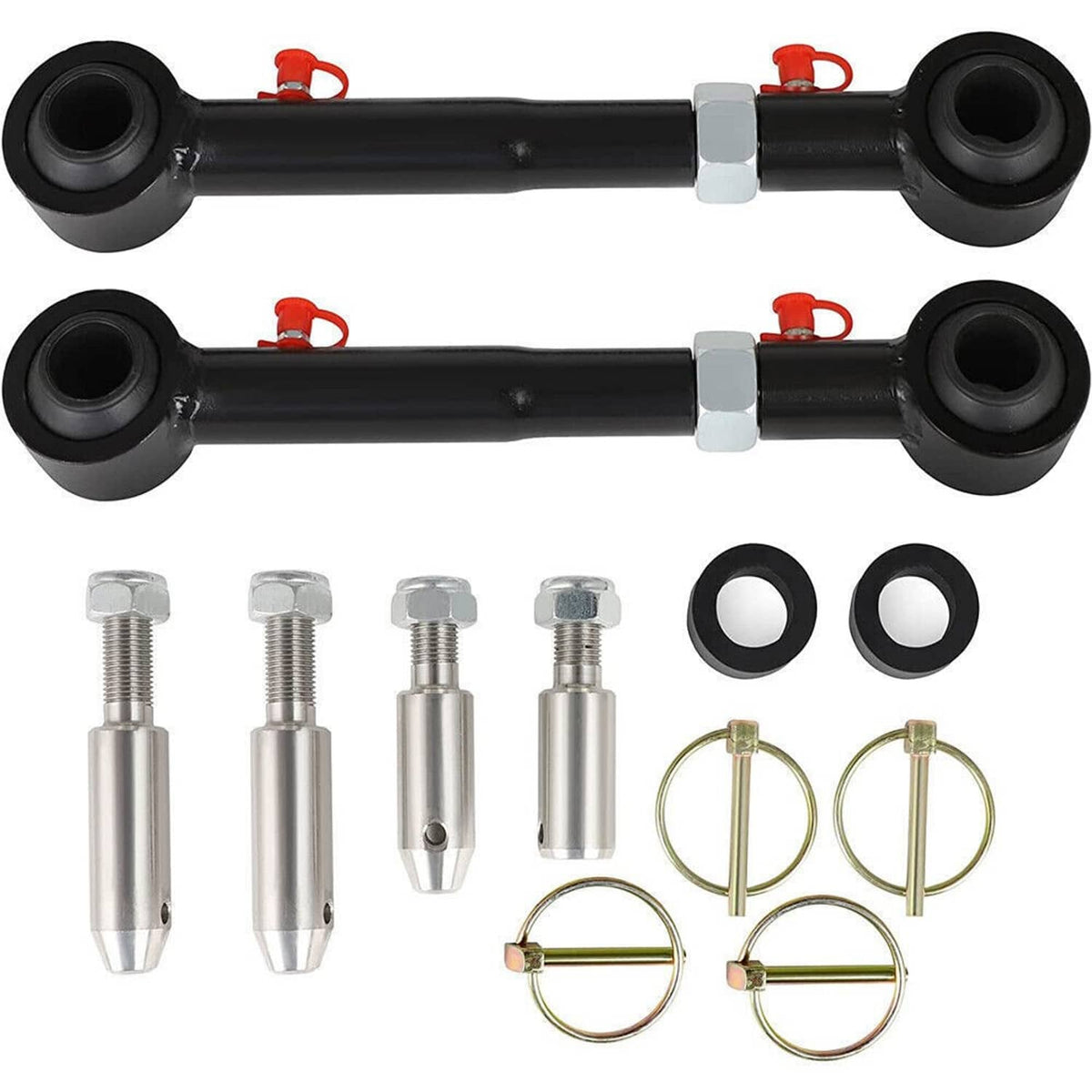 Solidspare Front Sway Bar Links Disconnects for 2.5-6" lifts For 07-18 Jeep Wrangler JK JKS