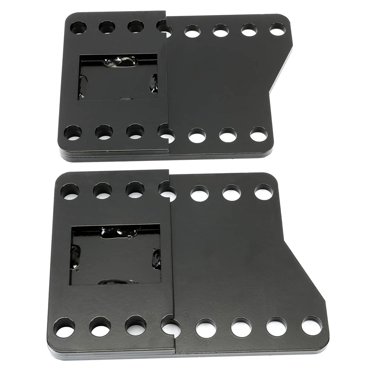 Solidspare Universal Black Steel Snowplow part Mount Drop Brackets Lift Extension Kit