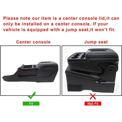 Solidspare For 2015 2016 2017 2018 2019 Chevrolet Tahoe Leather Center Console Armrest Lid