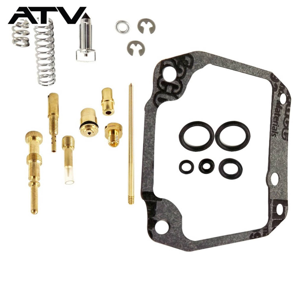 Solidspare For Suzuki LT160E LT160 1989-1992 NEW Carburetor Carb Rebuild Kit Repair ATV