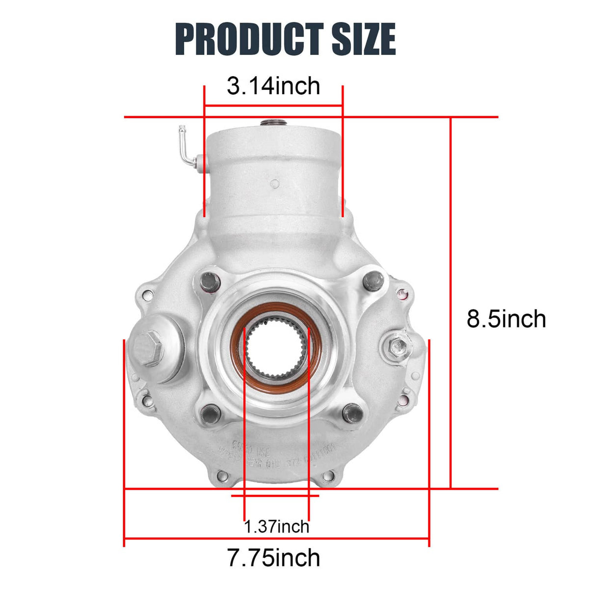 Solidspare 41300-HP5-600 Rear Differential Assy For 2007-2013 Honda Fourtrax Rancher TRX420