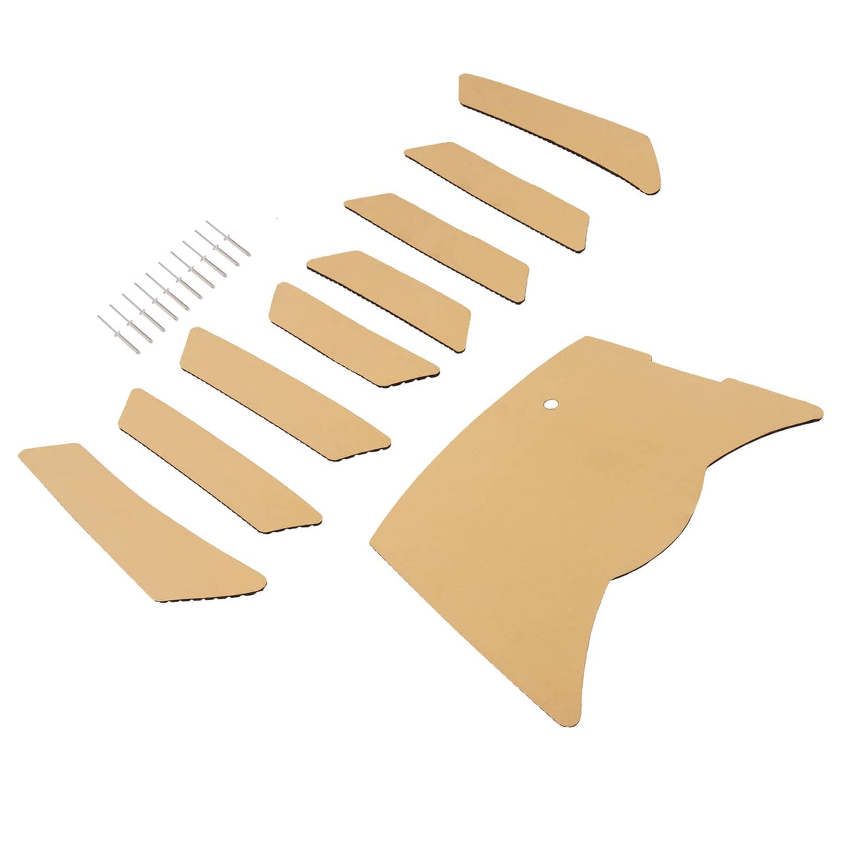 Solidspare For Yamaha VX/VX1100 Cruiser 2005-2009 Traction Mats Foot Pads Plastic EVA Black