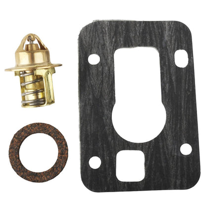 Solid Spare Thermostat Kit with gasket for Volvo Penta 3.0 3.0L 1996-up marine omc