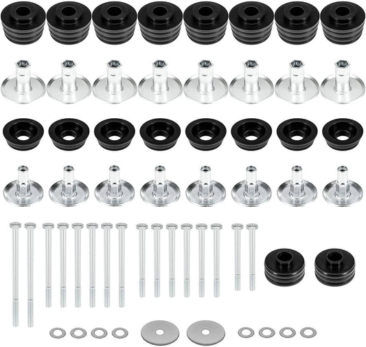 Solidspare Body Cab Mount Bushing Kit For Ford F250/350 Super Duty 2/4WD 2008-16 KF04060BK