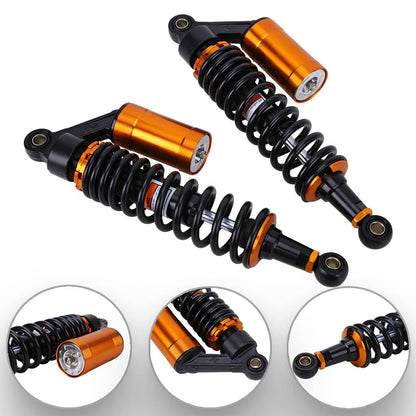Solidspare 2x 13.5" 343mm Shocks Absorbers Suspension Black For Harley Electra Street Glide