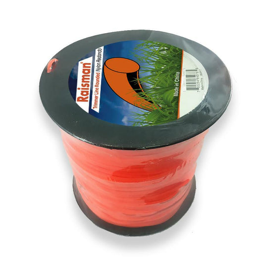 Solid Spare STRING TRIMMER LINE 0.95" ROUND ORANGE .095" 1200 FEET SPOOL HEAVY DUTY