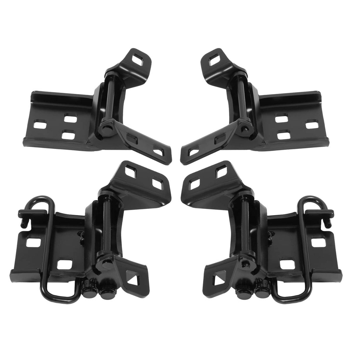 Solid Spare Door Hinge Set For 1973-1991 Chevy/GMC Pickup Trunk Driver & Passenger Side