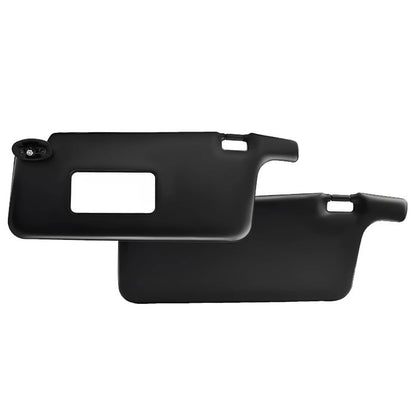 Solidspare New For Honda Civic 1996-2001 Black Sun Visors Left Driver & Right Passenger Fit