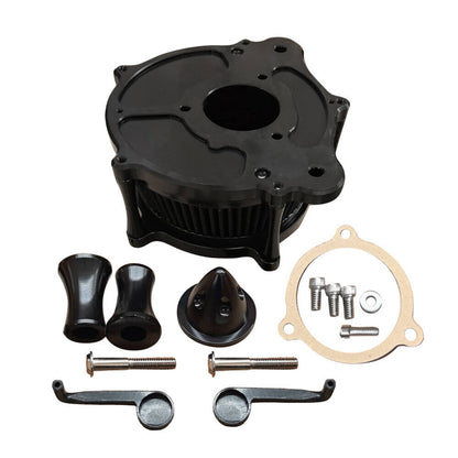 Solidspare Black Air Cleaner Intake Filter For Harley Touring Road King Street Glide 08-16