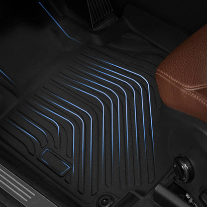 Solidspare Front&Rear Car Floor Mats Liners For 2012-2016 Honda CR-V Waterproof All Weather