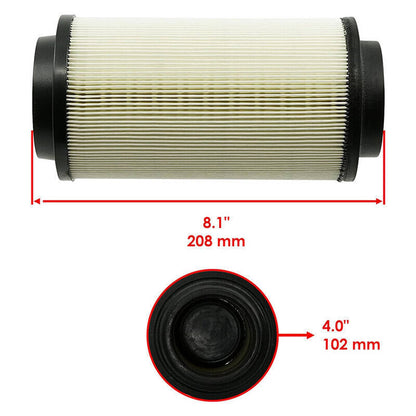 Solidspare Air Filter w/Prefilter Intake Air Sleeve For 2000-2013 Polaris Sportsman 500