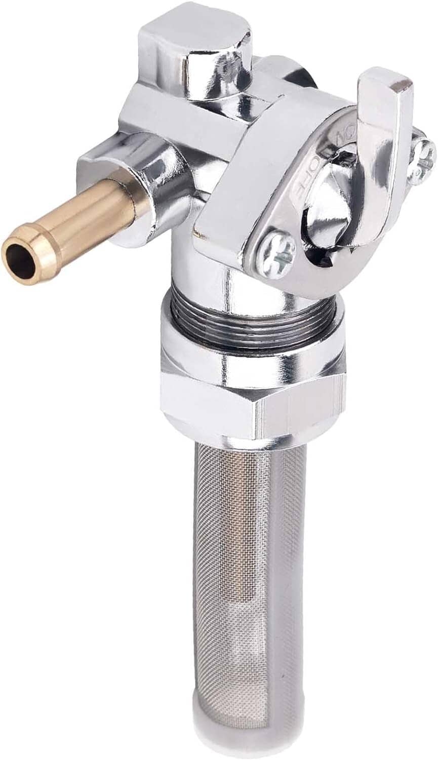Solid Spare Right Spigot 22mm Gas Tank Petcock Fuel Shutoff Valve Switch for Harley 62167-81