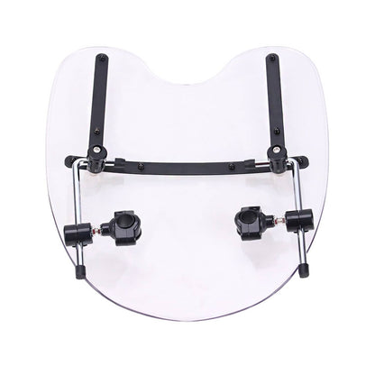 Solidspare For Harley Sportster XL 1200 883 Glide Softail Night Train Windshield w/ Bracket