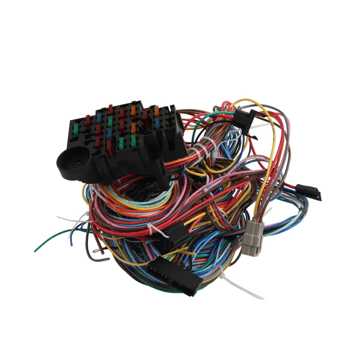 Solidspare Universal 22 Circuit Wiring Harness Street Hot Rat Rod Custom Wire Kit XL WIRES