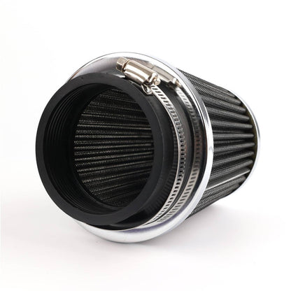Solidspare 3" 76mm High Flow Inlet Dry Air Filter Cold Air Intake Cone Replacement New