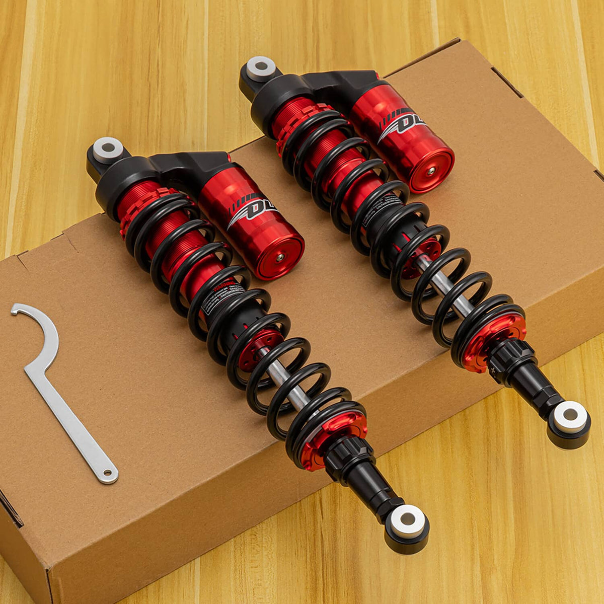 Solidspare 2X Adjustable Rear Shocks For Polaris RZR 170 2009 2010 2011 2012 2013 - 2021