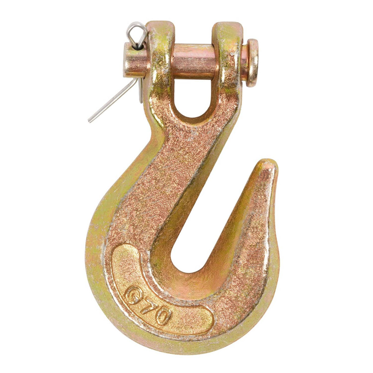 Solid Spare 10 Pack G70 3/8'' Clevis Grab Hook Tow Chain Hook Tie Down Flatbed Truck Trailer