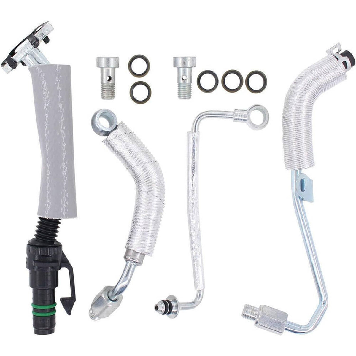 Solidspare Turbo Charger Coolant Return Hose Line For Chevy Cruze Buick GM 1.4L 55567067