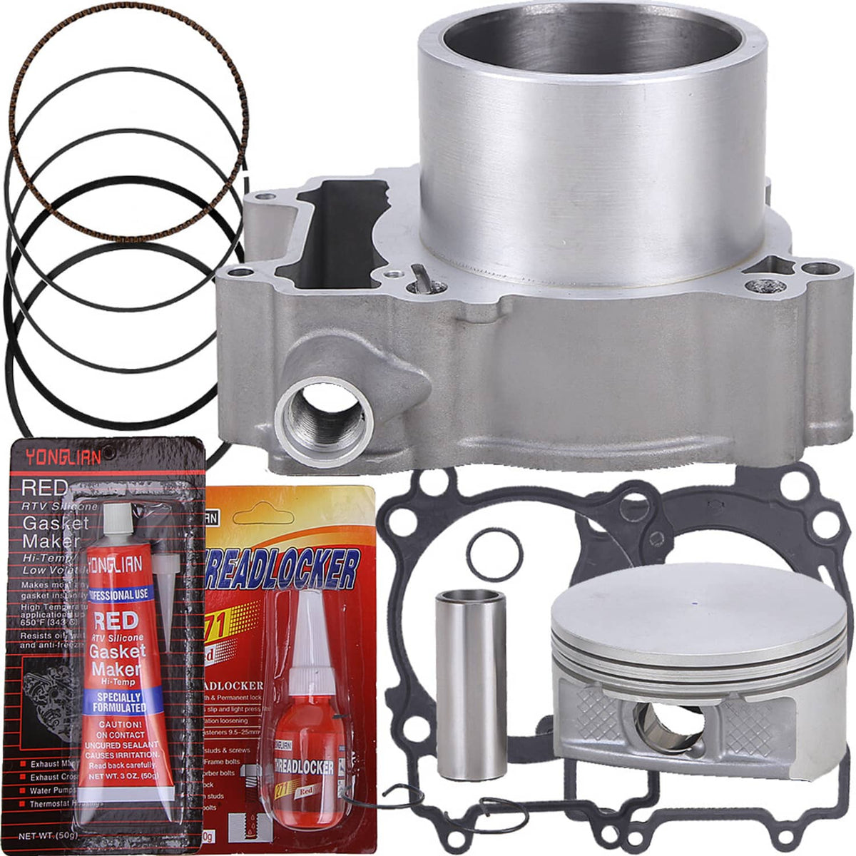 Solidspare Cylinder Piston Gasket Top End Kit 93mm For 2017-2022 Polaris Sportsman 450 ATV