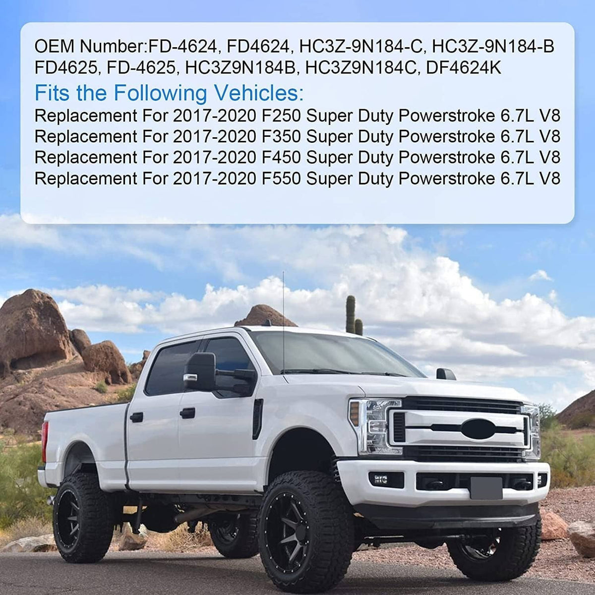 Solidspare 6X Fuel/Water Filter Kit For 6.7L Ford Powerstroke 2017-20 FD4625 HC3Z-9N184-C