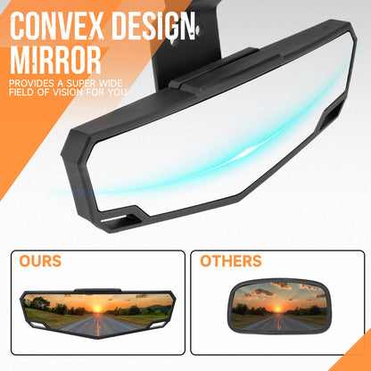 Solidspare UTV Rear View Center Mirror For Ranger XP 1000 /Crew 1000 Diesel /Crew XP 900