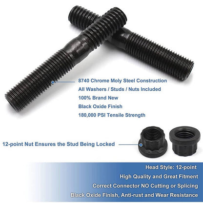Solidspare PCE279.1001 Cylinder Head Stud Kit For Small Block Chevy SBC 265 267 283 302 350