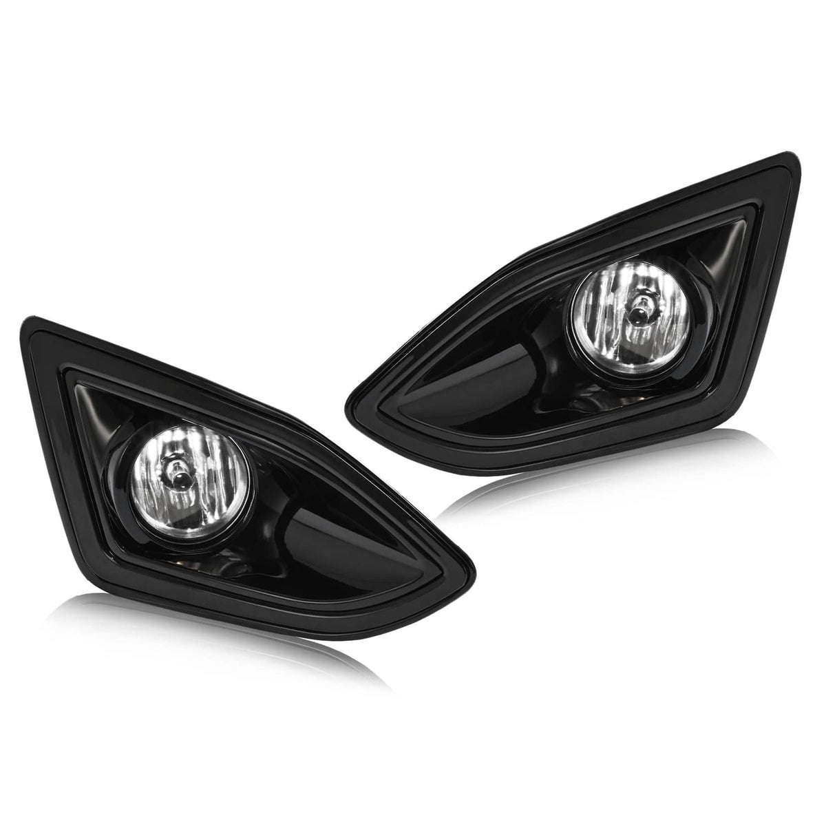 Solid Spare Bumper Fog Lights Lamps W/Harness Switch For Ford Edge 2015-2018 Halogen