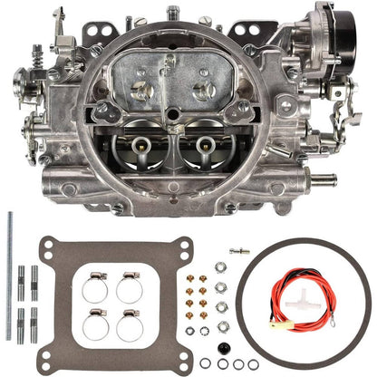 Solidspare Silver For Edelbrock 1406 Performer 600 CFM 4 Barrel Carburetor W/Electric Choke