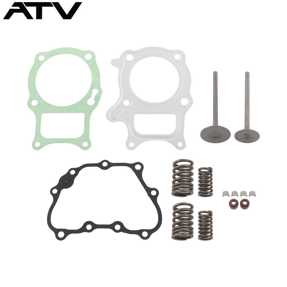 Solidspare Intake Exhaust Cylinder Gasket Kit for Honda TRX250EX Sportrax 250 2001-08