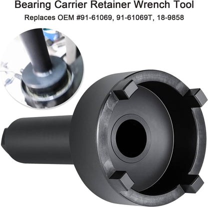 Solid Spare Bearing Carrier Nut & Spanner Wrench Drive Tool For Mercruiser Alpha 1, Gen 2