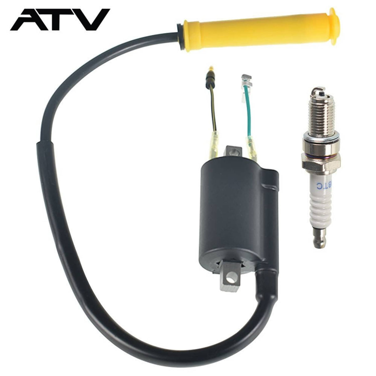 Solidspare Generic Ignition Coil & Spark Plug For Honda TRX400EX Sportrax400 2x4 1999-2006