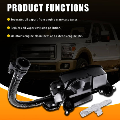 Solidspare New Oil Separator Assembly for 11-16 Ford F250 F350 Super Duty 6.7L DC3Z-6A785-C