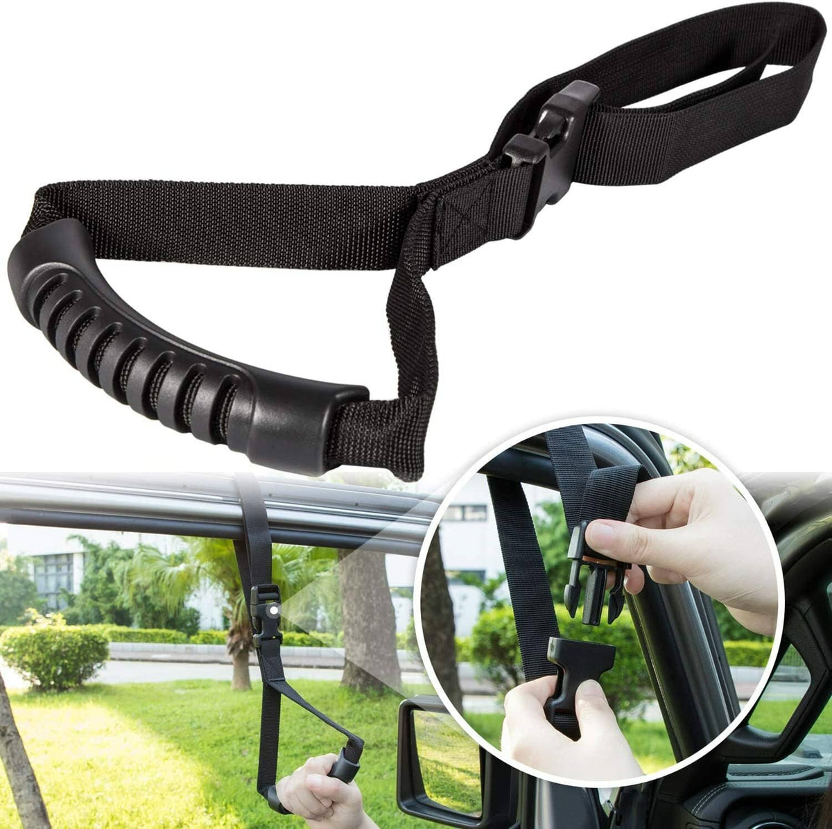Solid Spare Auto Cane Car Grab Handle Adjustable Standing Aid Vehicle Assist Grip Handle