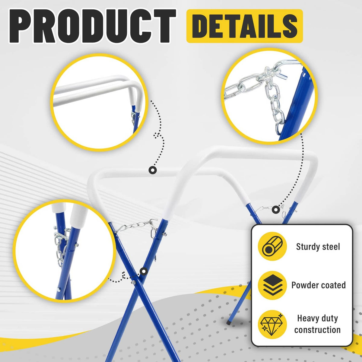 Solid Spare Heavy Duty Auto Body Painting Adjustable Work Stand for Door Fender Hood Bumper