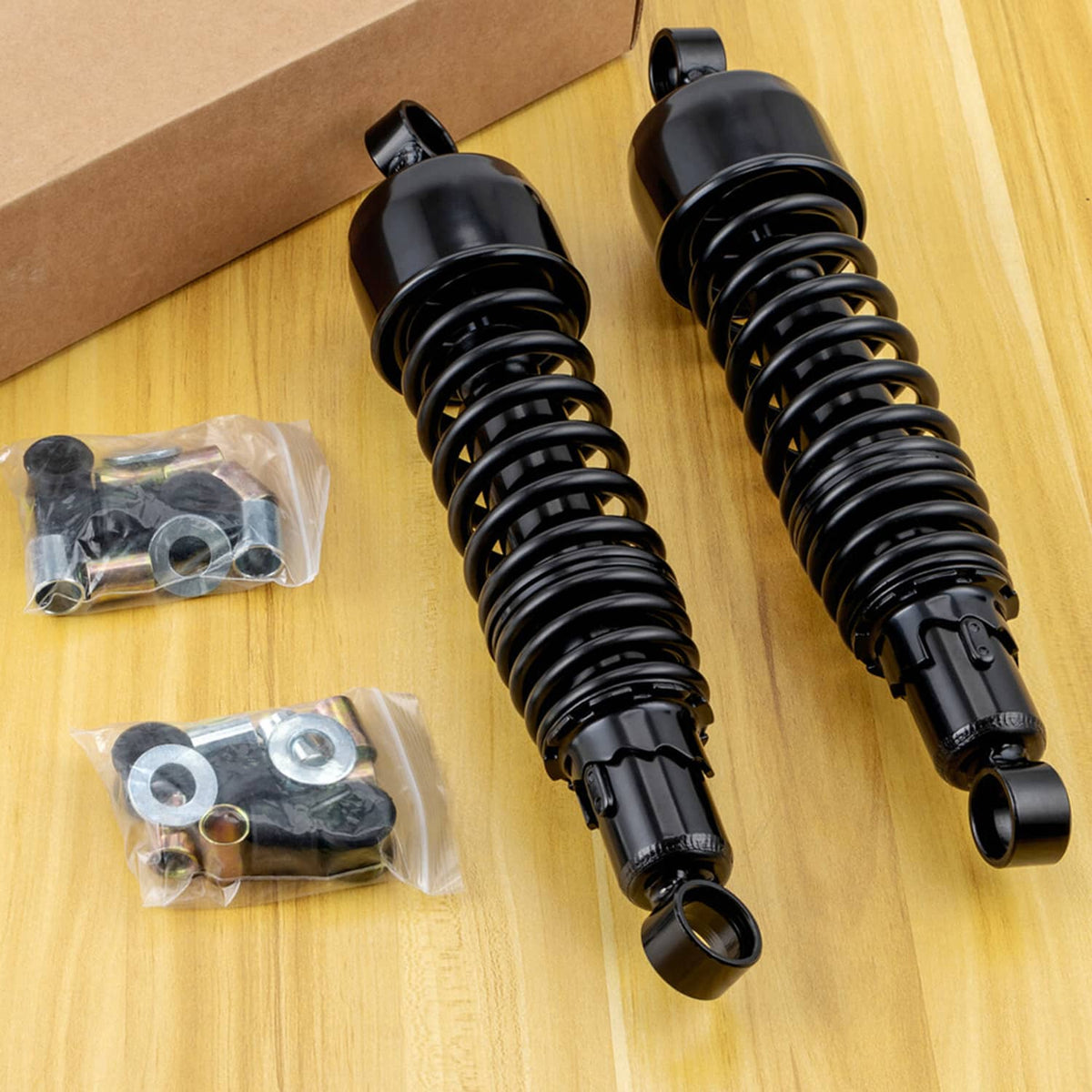 Solidspare Pair 13" Rear Suspension Shocks for 1984-2024 Harley Touring Road King Glide CVO