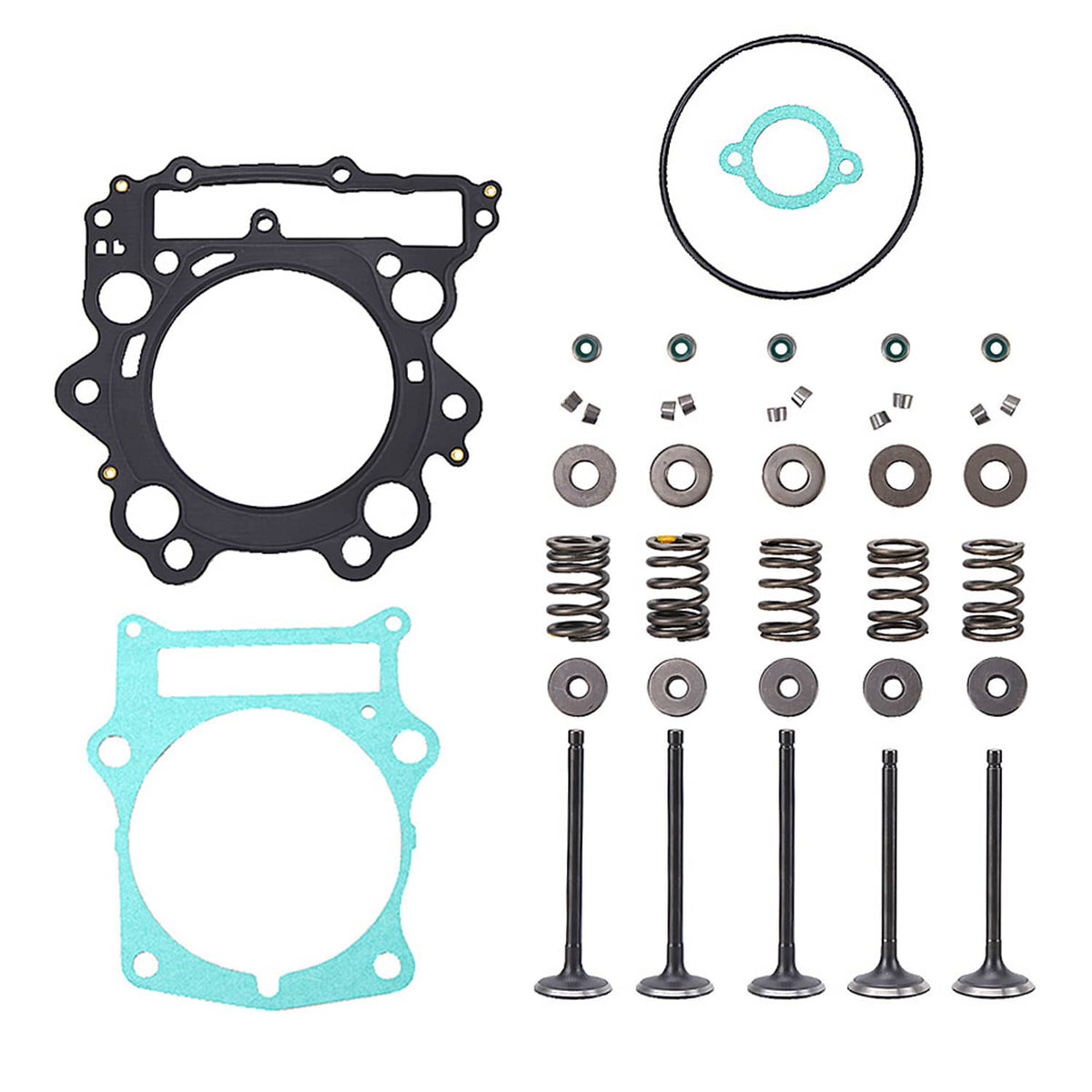 Solidspare Cylinder Head Piston w/ Gaskets Kit Fit Yamaha Raptor 660R 2001-2005 686cc 102mm