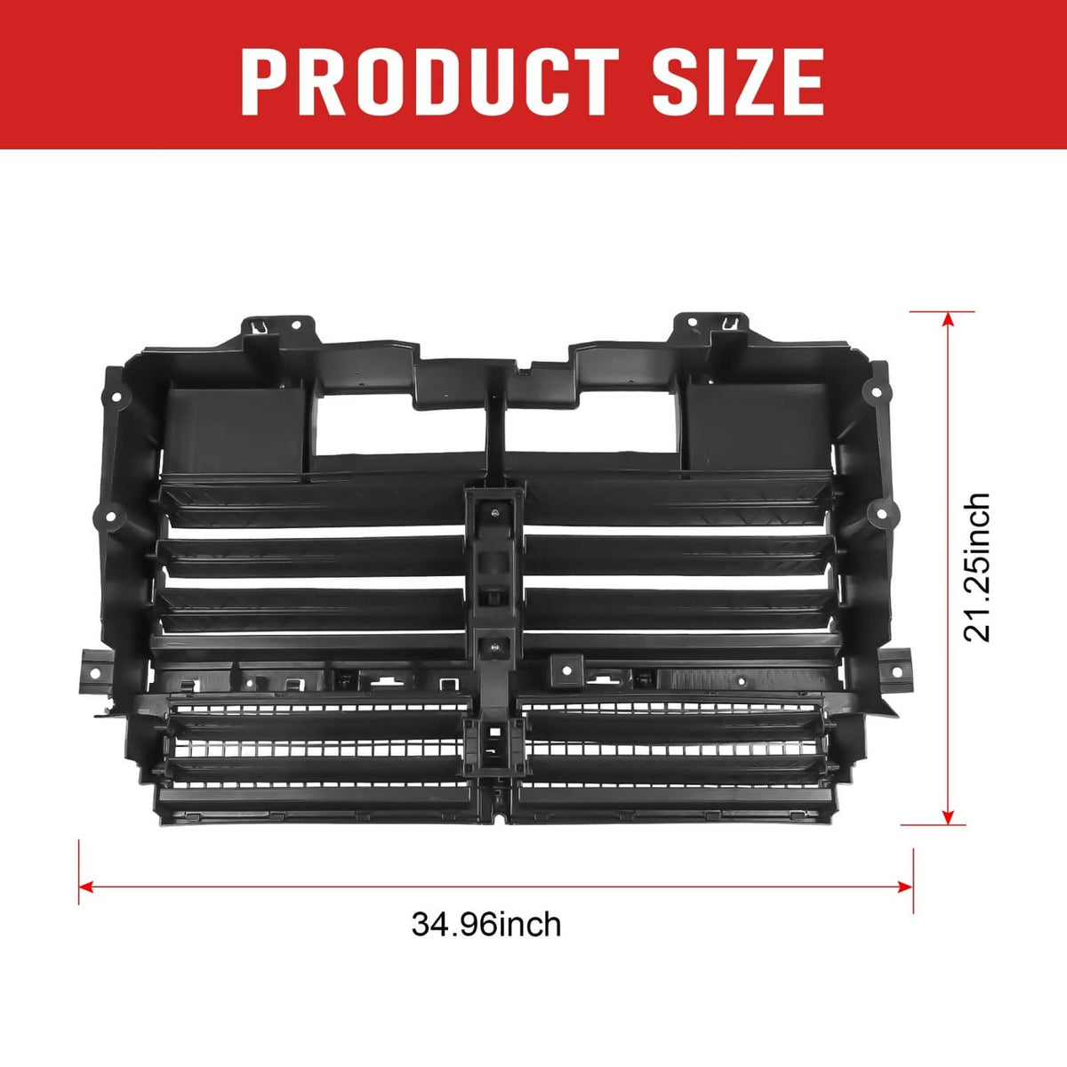 Solidspare Active Grille Shutter W/MOTOR 84651500 For 2017-22 Chevrolet Colorado GMC Canyon