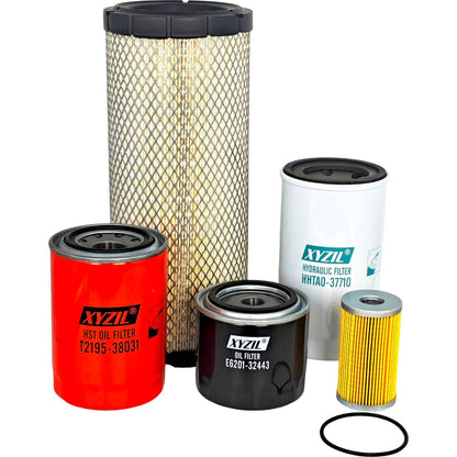 Solid Spare Air Fuel HST Maintenance Service Filter Kit Oil Hydraulic Hydro Filter for Kioti